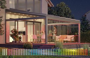 Barre LED RGB Stripe: L’éclairage chaleureux pour la terrasse