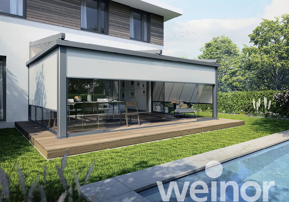 Store pergola weinor PergoTex II VertiPlus 