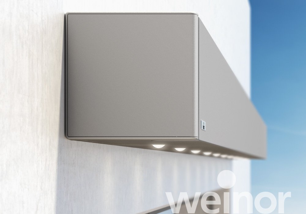 Store weinor Kubata avec LED intégrée, Gros plan