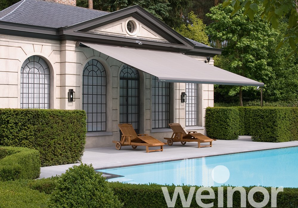 Store weinor Opal Design II sans barre luminaire LED
