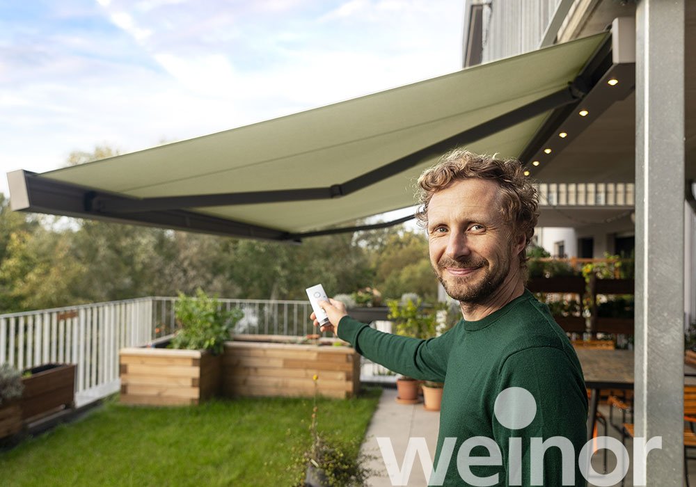 Store cubique également pour les petites terrasses  