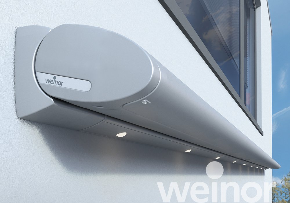 Store weinor Cassita II avec barre luminaire LED en option