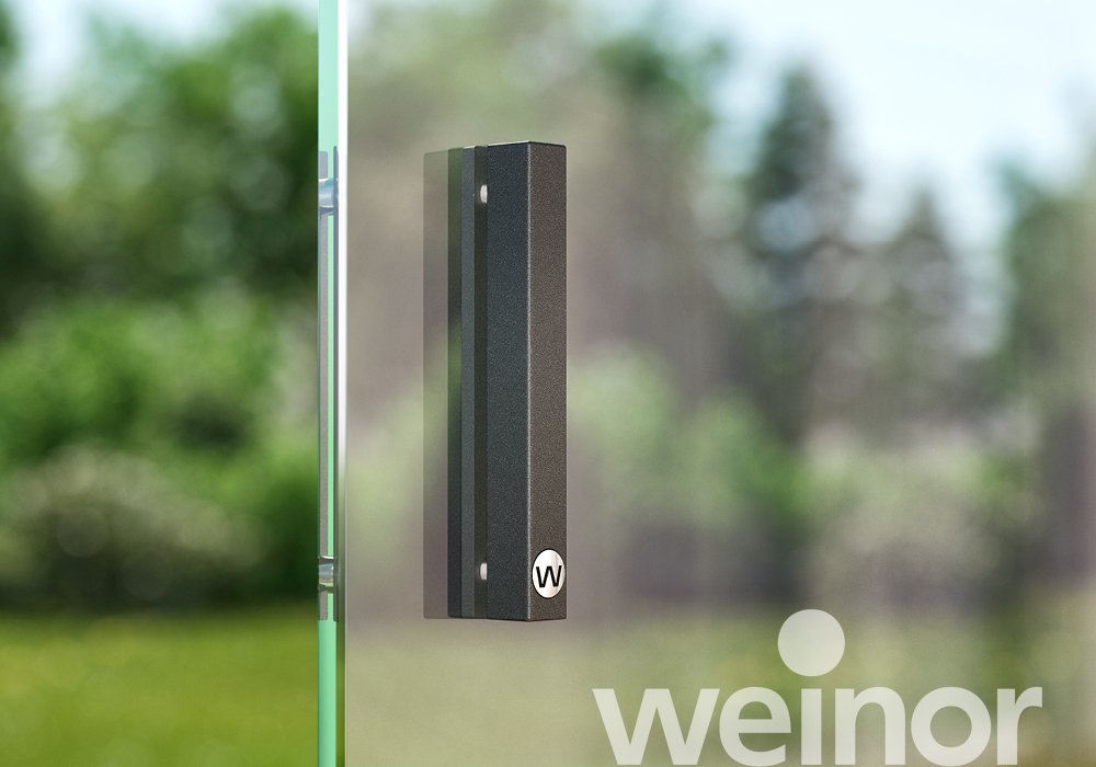 w17 easy La paroi coulissante en verre Close Up