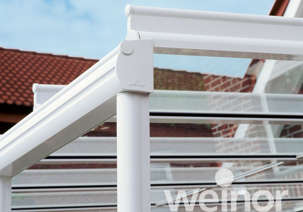 Toit de terrasse en verre weinor Terrazza Originale Close up