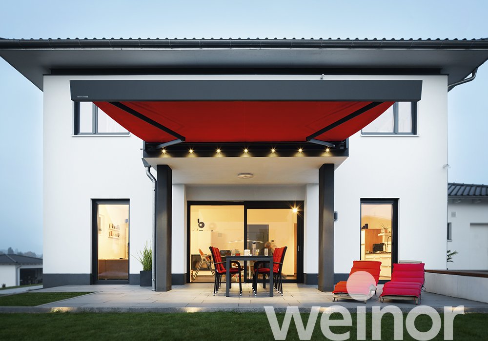 Store weinor Kubata avec LED intégrée