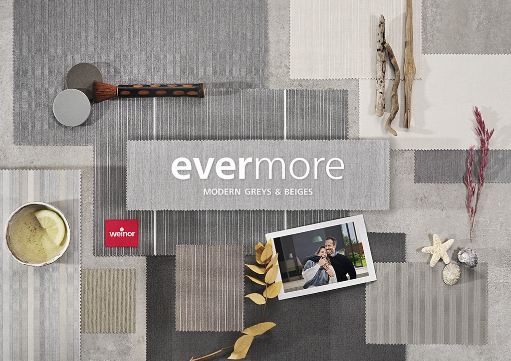 Composition de motifs en gris et beige avec un logo et une photo au centre. Composition de motifs en gris et beige avec un logo et une photo au centre.