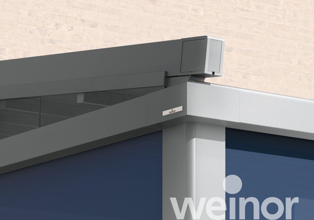 Store pergola weinor PergoTex II VertiPlus 