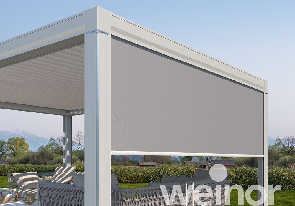 Artares - La pergola bioclimatique avec système d’ombrage vertical