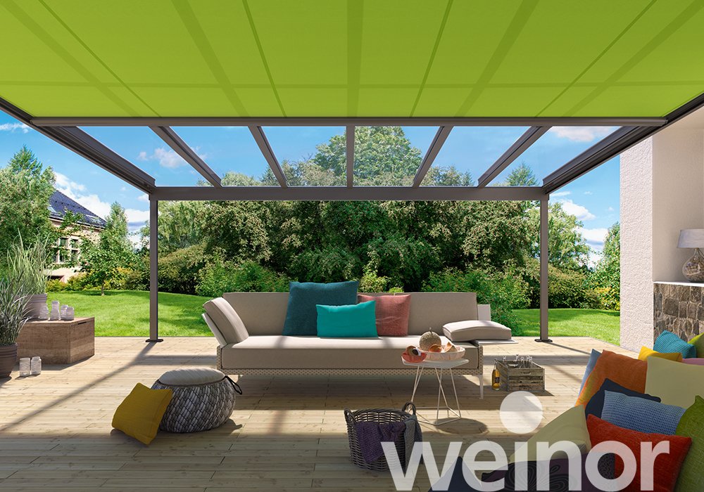 Store de véranda weinor Sottezza sans spots LED